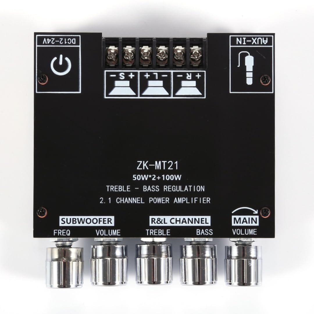 ZK-MT21] 2.1 Channel Bluetooth 5.0 Subwoofer Amplifier Board 50W+